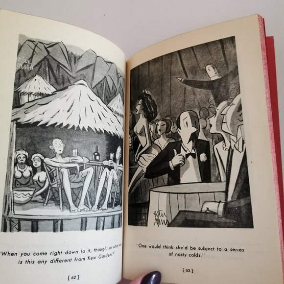 1947 Peter Arno Pocket Book New Yorker Cartoons Satirical Art Vintage Illust - Picture 7 of 8